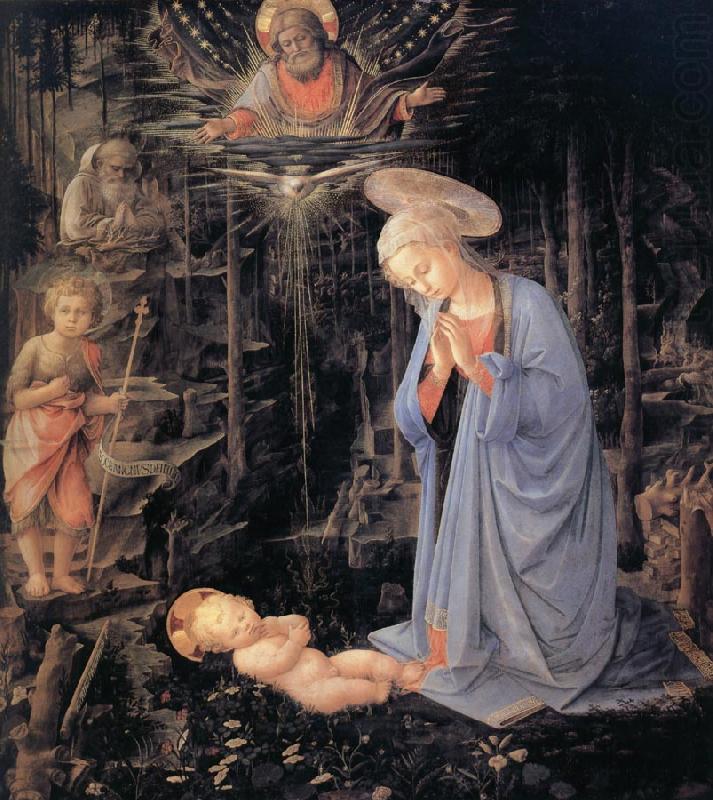 The Adoration of the Infant Jesus, Fra Filippo Lippi